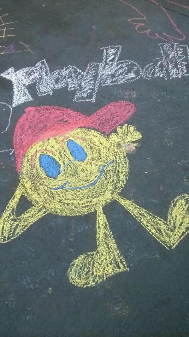 Playball Sporty in chalk